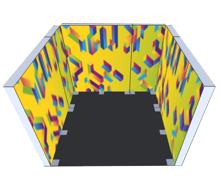 PIXLIP GO Lightbox Messestand U-Form inkl. Druck