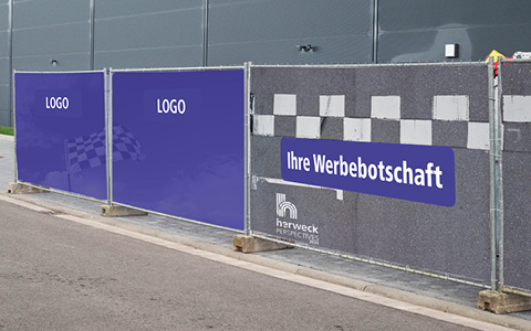 Bauzaunbanner (Messegelände)