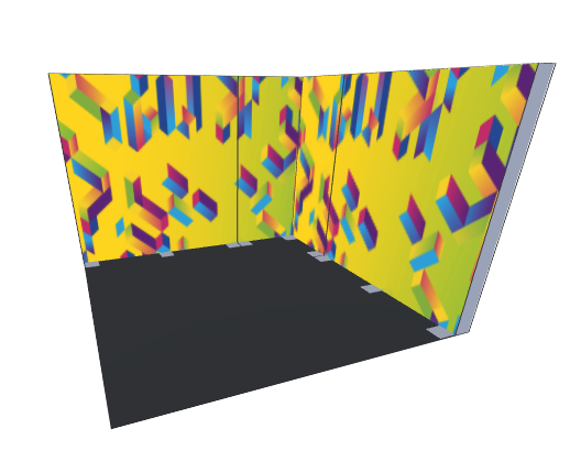 PIXLIP GO Lightbox Messestand L-Form inkl. Druck