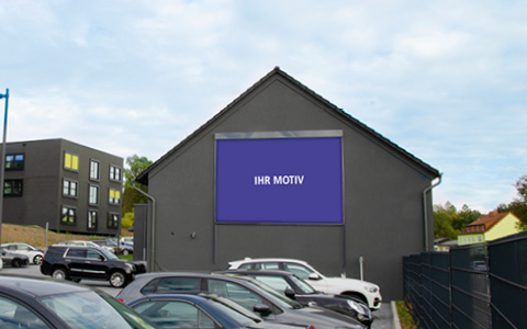 Großflächenplakat an der Hauptstraße L119